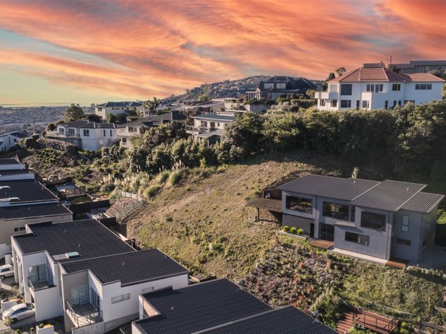An aerial view of residential houses at Horizon View Retreat - Nelson