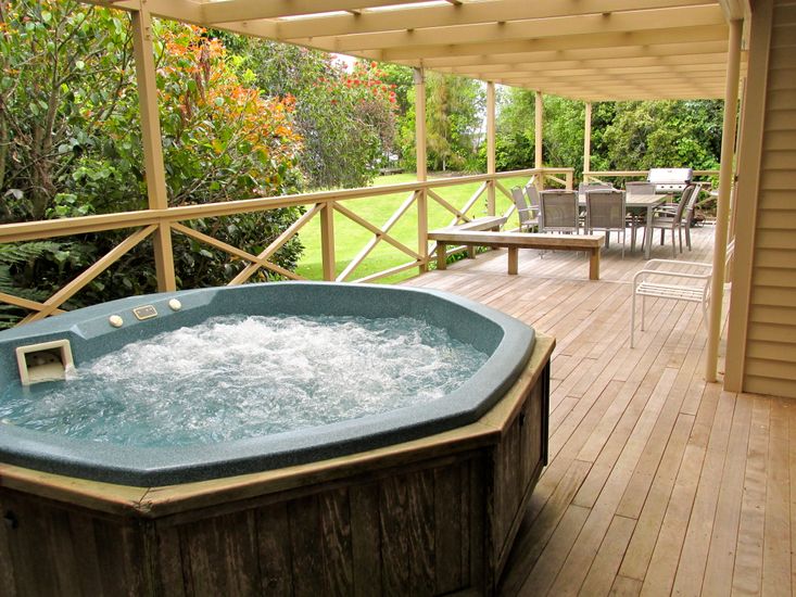 rotorua accommodation with private spa