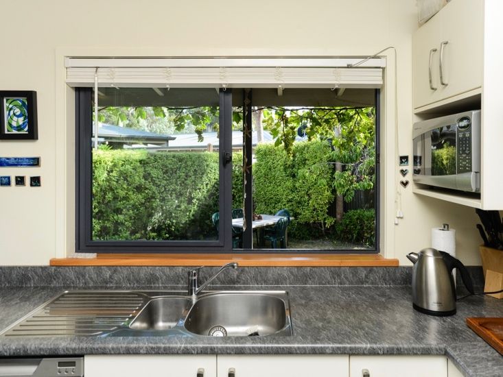 Kitchen window view
