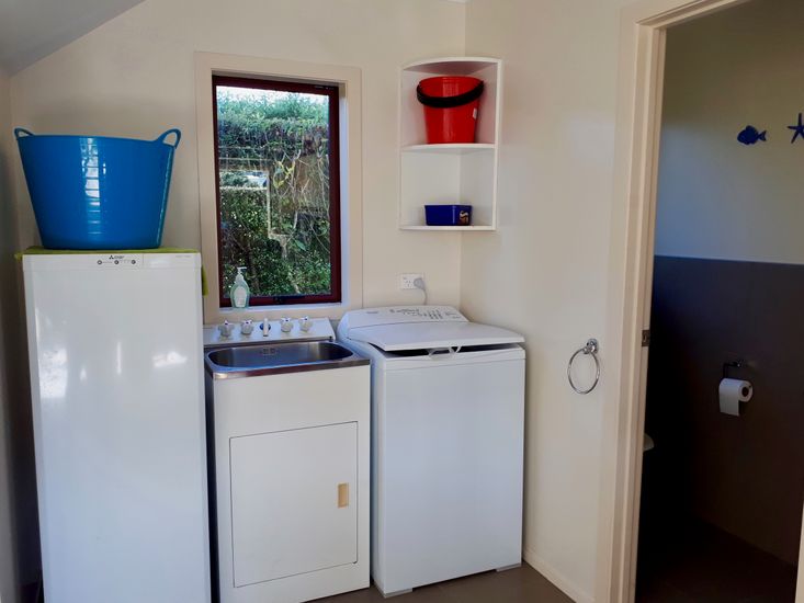 Laundry and Garage Toilet/Basin