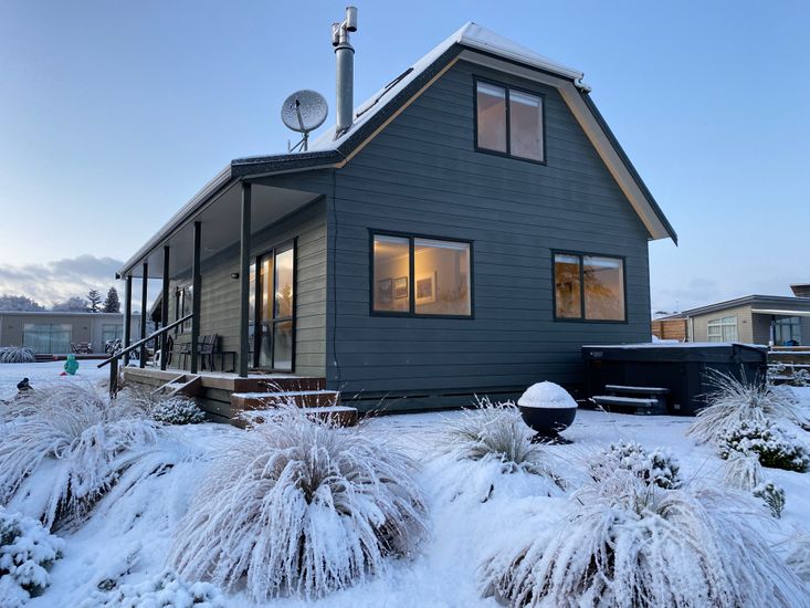 holiday home with fireplace