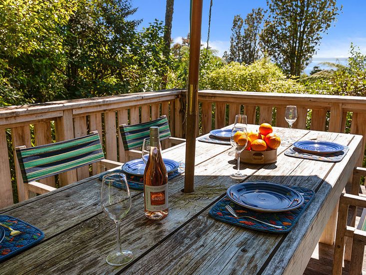 Sunny Deck and Outdoor Dining	