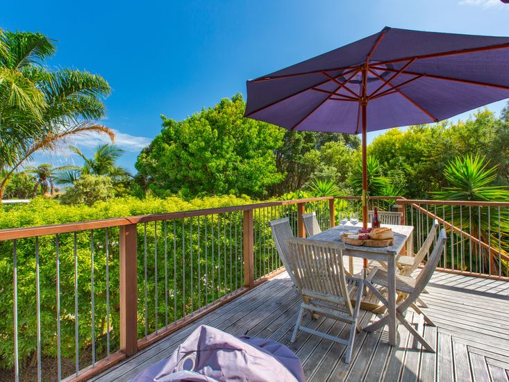 Outdoor living and dining on the deck!