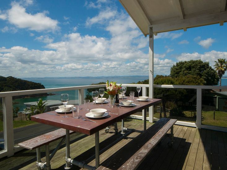 Outdoor dining with stunning views