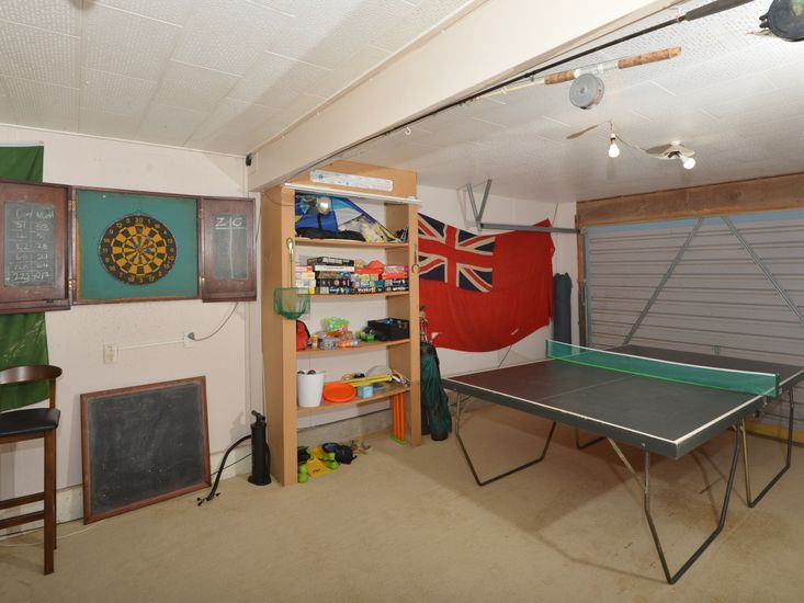 Downstairs games room