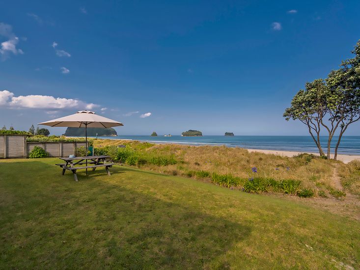 Beachfront Beauty Whangamata Beachfront Holiday Home Bachcare NZ